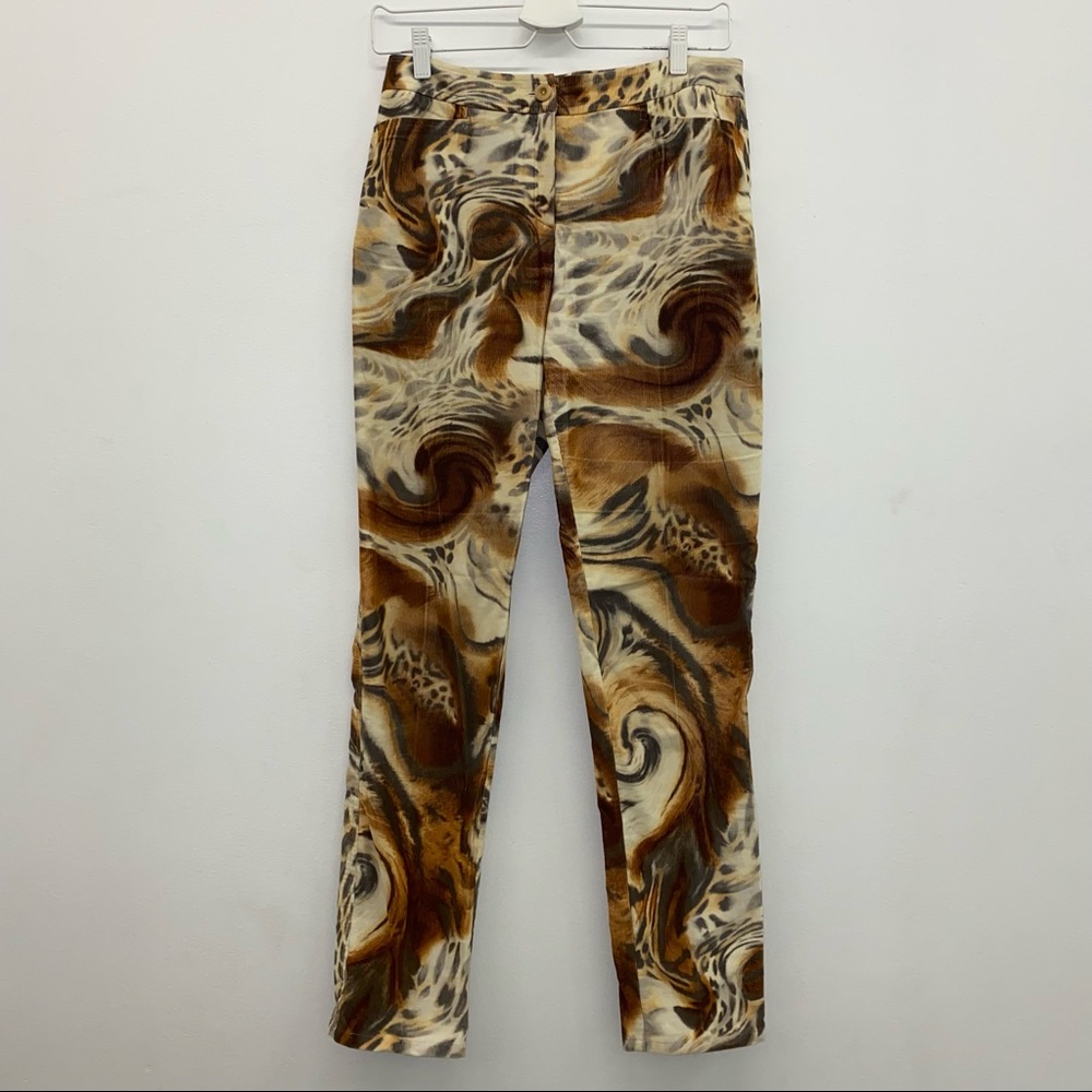 Escada Animal Print Pant Size 36 (US Size 6)